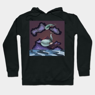 space whales Hoodie